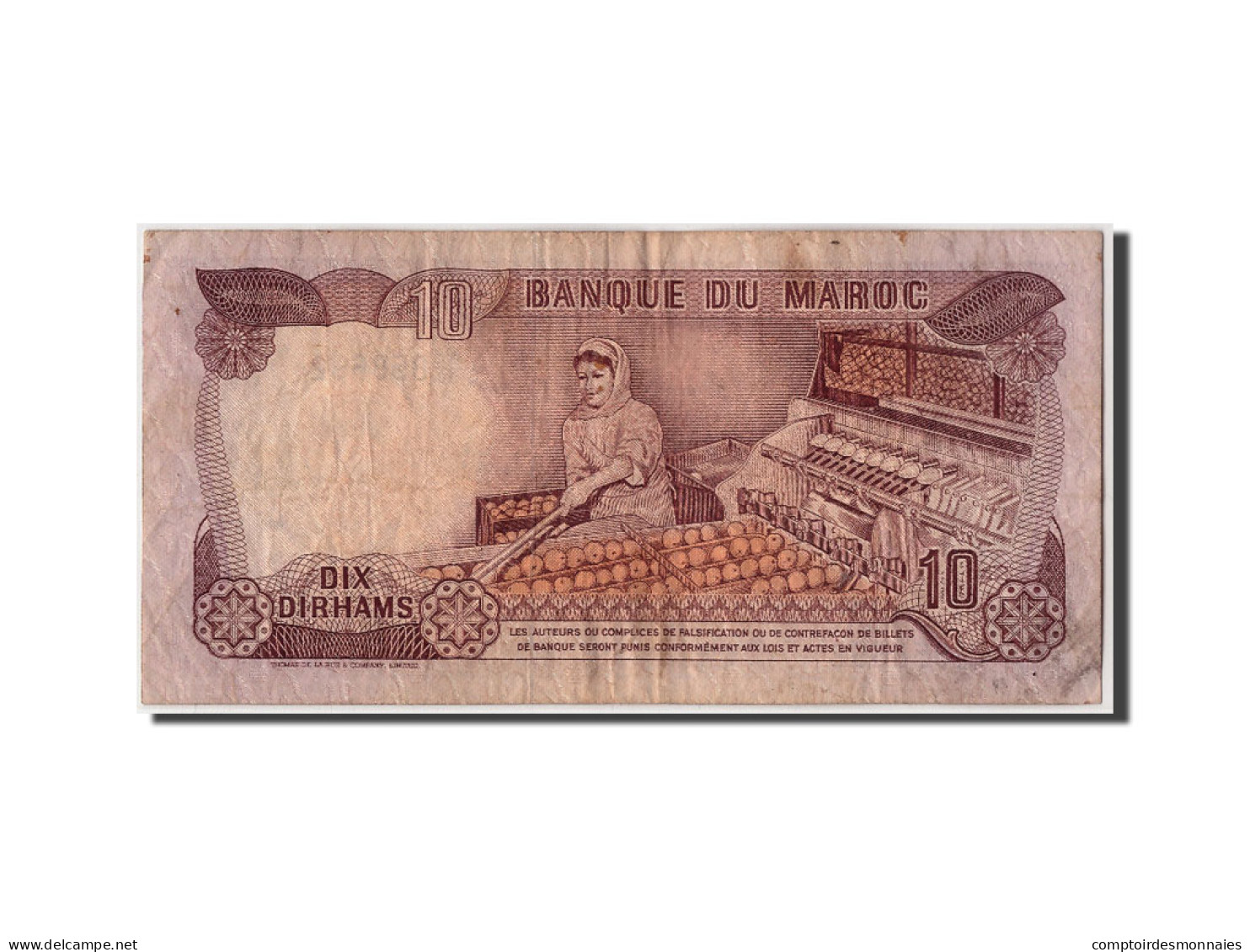 Billet, Maroc, 10 Dirhams, 1970/AH1390, Undated, KM:57a, B+ - Marokko