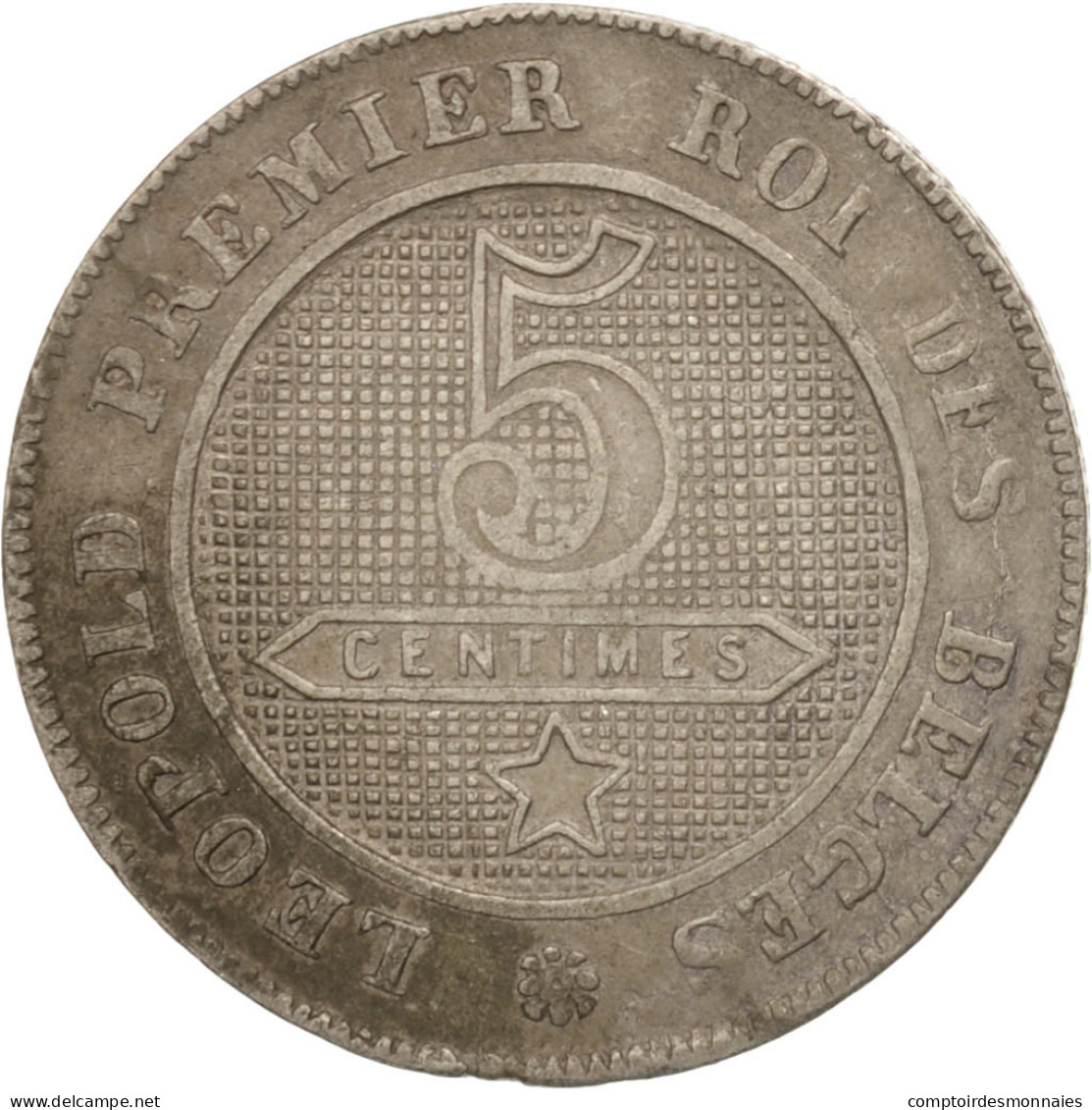 Monnaie, Belgique, Leopold I, 5 Centimes, 1862, TB+, Copper-nickel, KM:21 - 5 Centimes