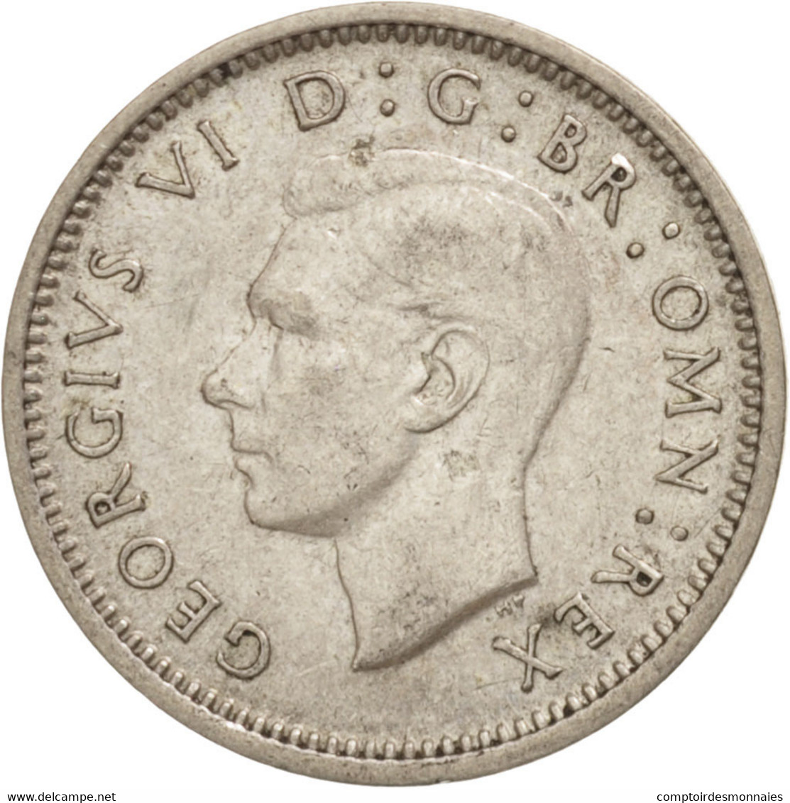 Monnaie, Grande-Bretagne, George VI, 3 Pence, 1940, TTB+, Argent, KM:848 - F. 3 Pence