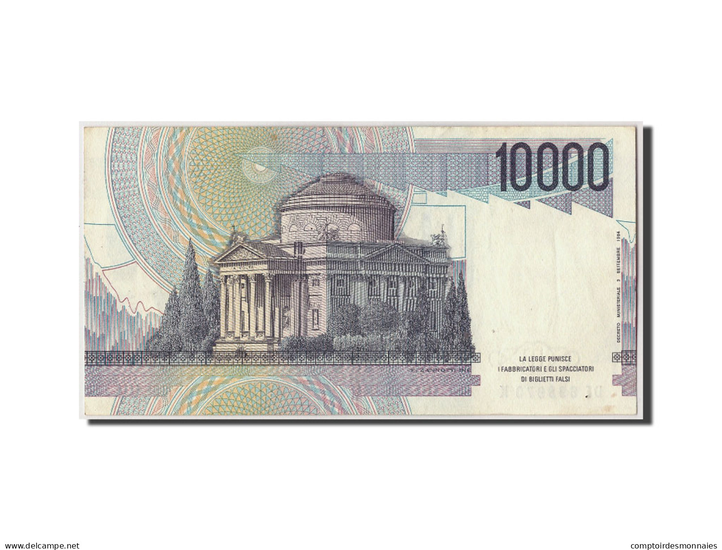 Billet, Italie, 10,000 Lire, 1984, 1984-09-03, KM:112c, SPL - 10.000 Lire