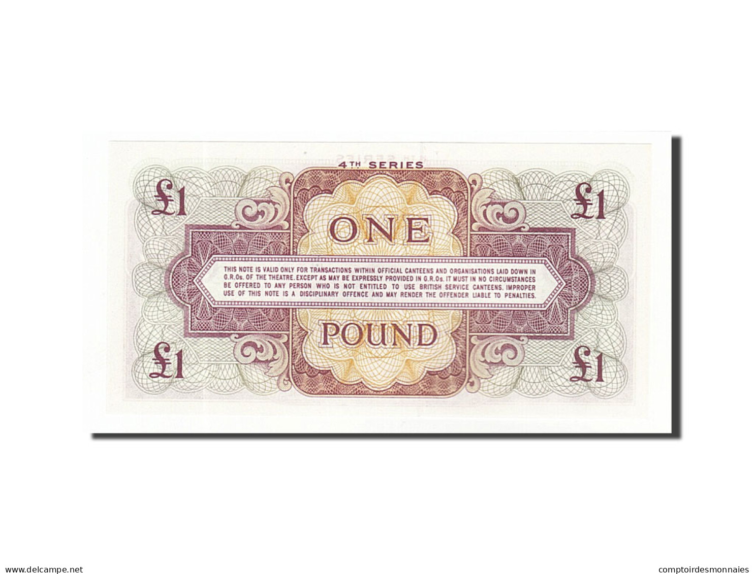Billet, Grande-Bretagne, 1 Pound, Undated (1962), Undated, KM:M36a, NEUF - Forze Armate Britanniche & Docuementi Speciali