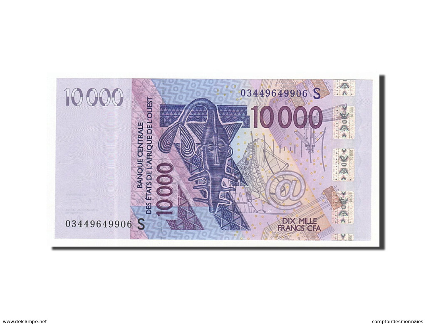 Billet, West African States, 10,000 Francs, 2003, 2003, KM:918Sa, NEUF - Estados De Africa Occidental