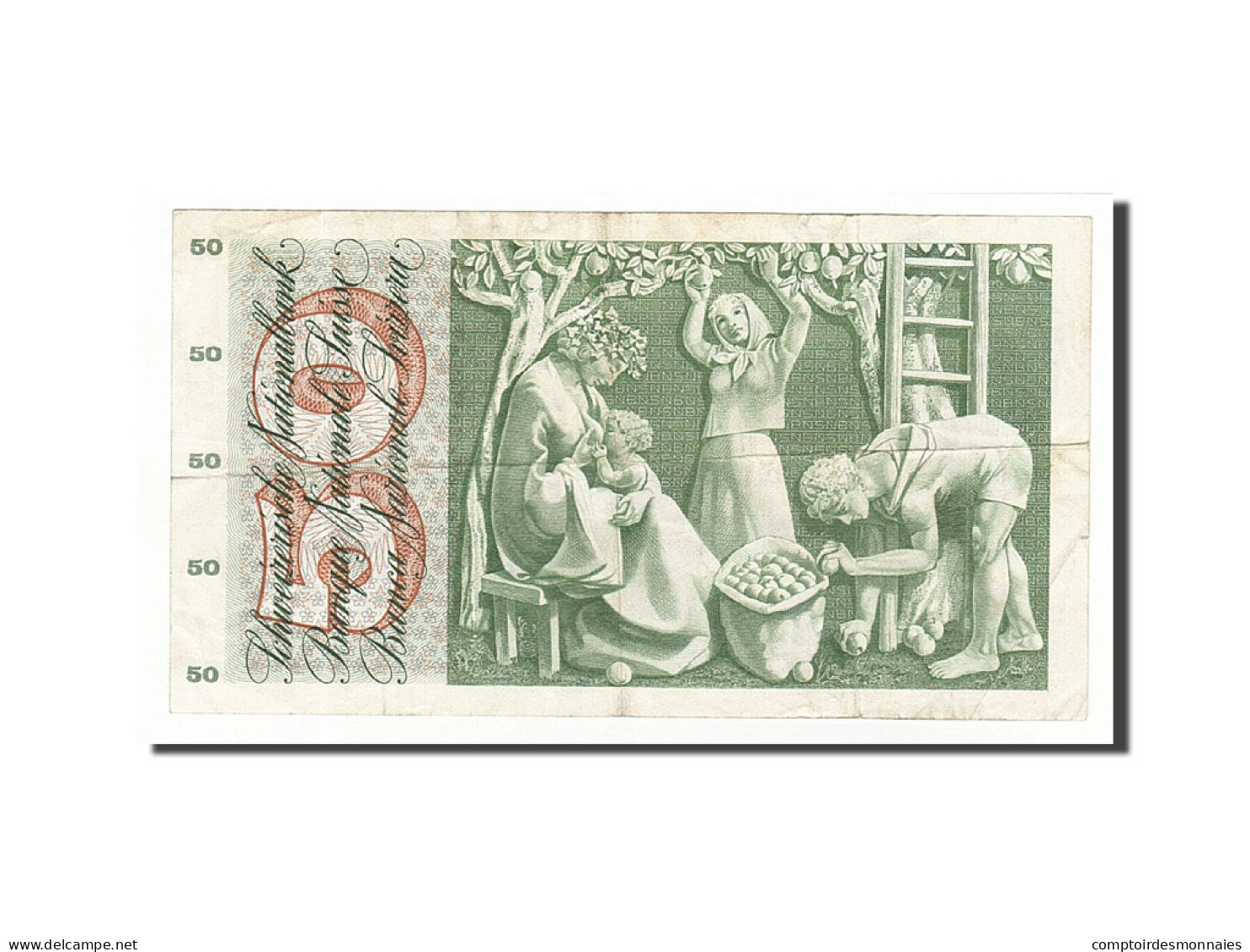 Billet, Suisse, 50 Franken, 1961-74, 1969-01-15, KM:48i, TB+ - Zwitserland