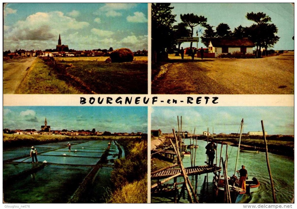 44-BOURGNEUF EN RETZ..4 VUES..CPM - Bourgneuf-en-Retz