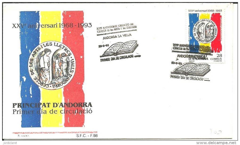 FDC 1998 - Lettres & Documents