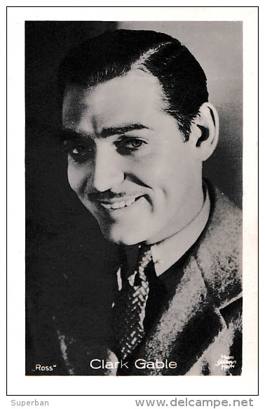 CINÉMA ANCIEN - ACTEUR : CLARK GABLE - PHOTO Des ANNÉES 1920 - ´30 : ROSS - DIMENSIONS ~ 5 X 7 CM (t-743) - Acteurs