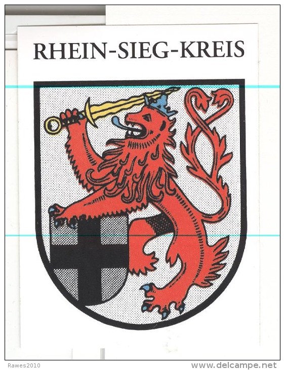 Wappen Rhein - Sieg - Kreis Löwe - Souvenirs