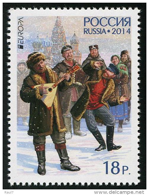 RUSSIE - Europa 2014, Instruments De Musique - 1val Neufs // Mnh - 2014