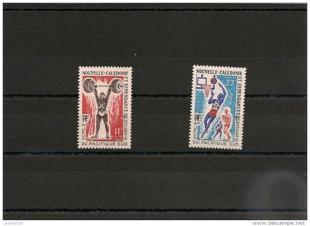 NOUVELLE CALÉDONIE Sport  Année 1971  N°Y/T : 375/376** - Unused Stamps