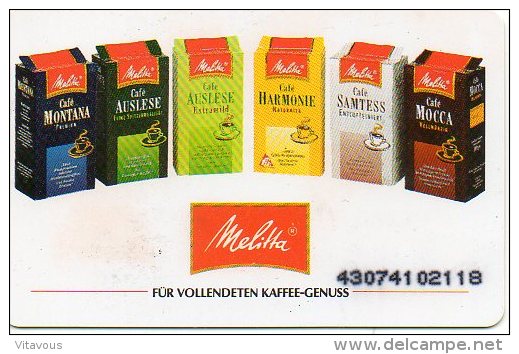 Café N°5 Coffee Melita Télécarte 2000 Exemplaires K800E Allemagne Phonecard Telefonkarte B 63 - K-Serie : Serie Clienti