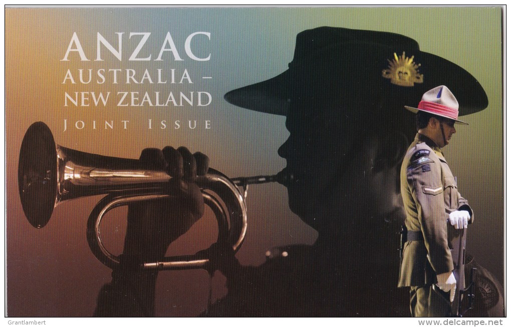 Australia 2015 New Zealand ANZAC Joint Issue Presentation Pack - Presentation Packs