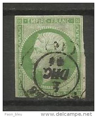 France - Napoleon III - N°12 - Obl. - 1853-1860 Napoleone III