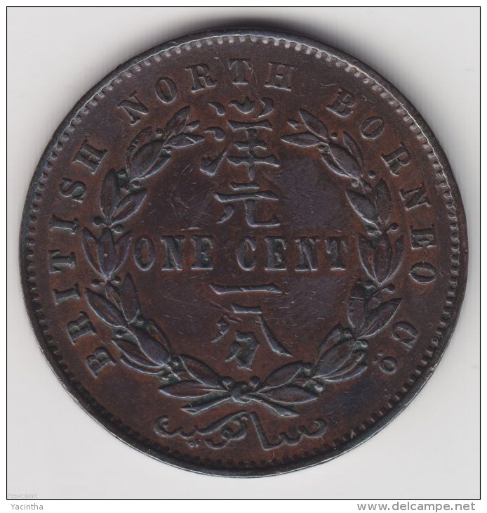 @Y@   British North Borneo 1 Cent 1887 H Malaysia ( 2803) - Malasia