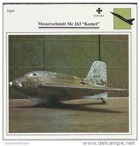 Vliegtuigen.-  MESSERSCHMITT Me 163 - Komet - Jager - Duitsland - Aerei