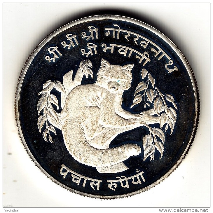 @Y@   Nepal 50 Rupee 1974, Red Panda    KM#841. - Népal