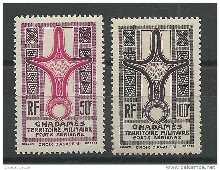 GHADAMES - POSTE AERIENNE - YVERT N° 1/2 ** - COTE = 52 EUROS  - - Unused Stamps