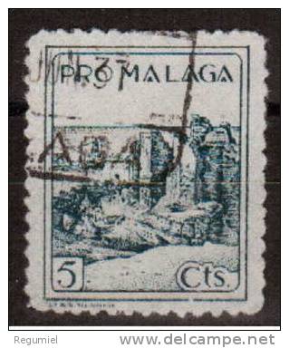 Locales Malaga Galvez 426 (o) Ruinas De Gibralfaro. Sin Numeracion Al Dorso - Spanish Civil War Labels