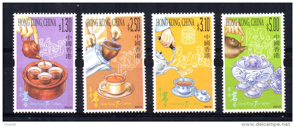 Hong Kong - 2001 - Tea Culture - MNH - Nuevos