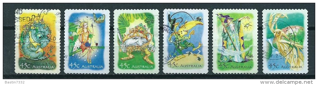 2002 Australia Complete Set Rainforest,self-adhesive Used/gebruikt/oblitere - Gebruikt