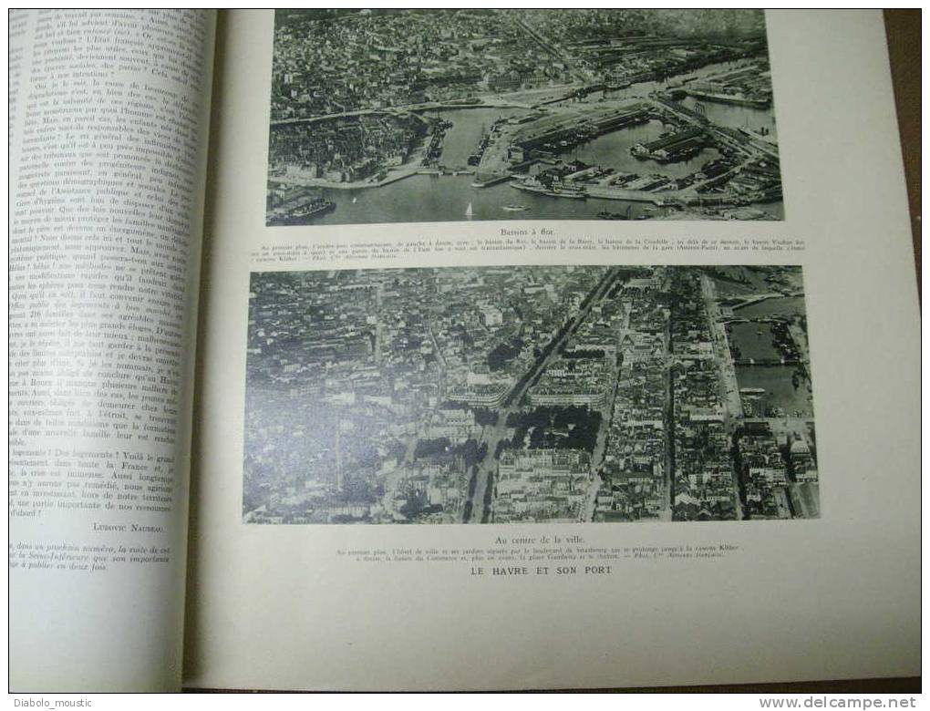 1930 :PUB Café Danger ; MONTMARTRE ;Brest ; Quartier ROUEN ses taudis; Le Havre ; L' ile de la Grande Jatte ;MODERNISME