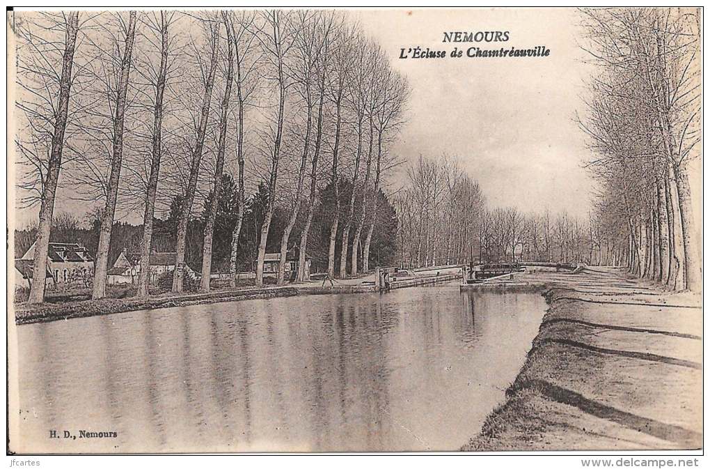 77 - NEMOURS (Commune De St Pierre Les Nemours) - L'Ecluse De Chaintréauville - Saint Pierre Les Nemours