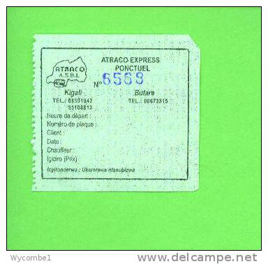 RWANDA - Atraco Express Bus Ticket - World