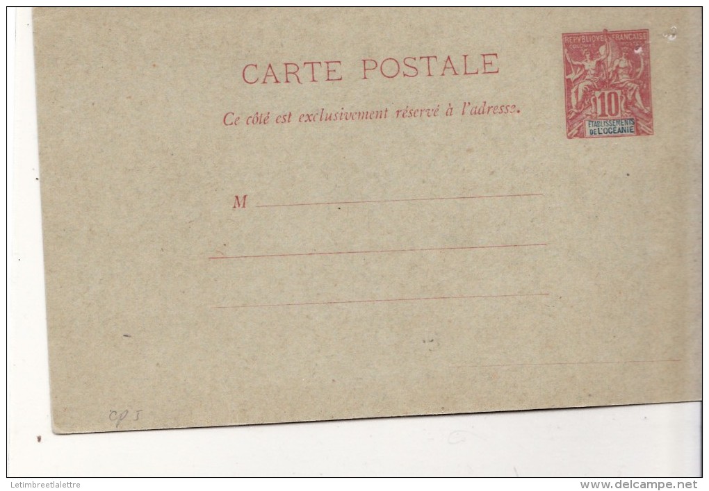 Entier Postal 10 Cent Rouge - Lettres & Documents