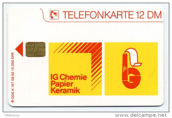 Téléphone Télécarte K187 Allemagne 15 000 Exemplaires Phonecard Telefonkarte B 76 - K-Series : Customers Sets