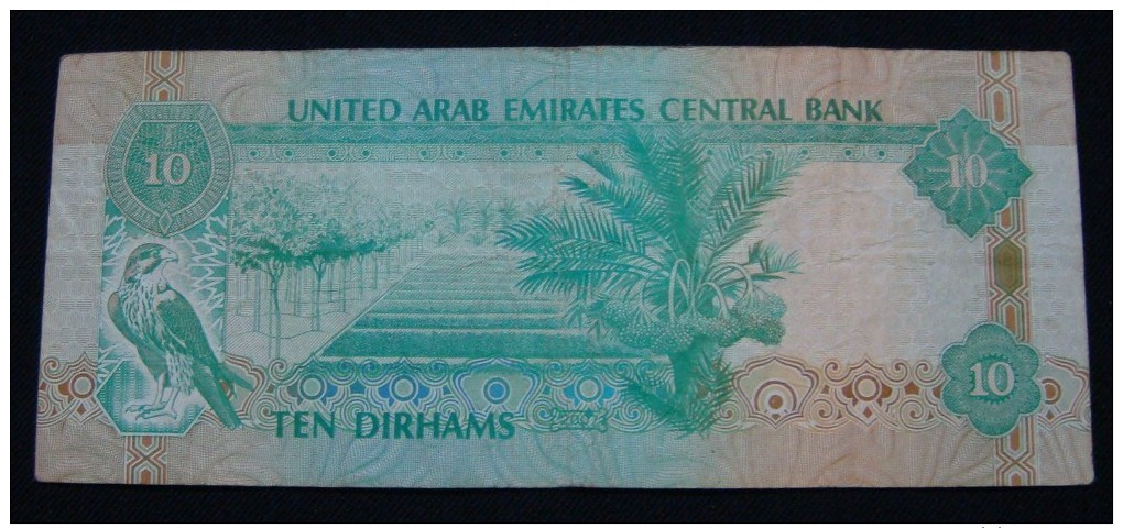 UNITED ARAB EMIRATES 10 DIRHAMS 2007 VF. - Emirats Arabes Unis