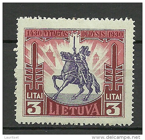 LITAUEN Lithuania 1930 Michel 304 * - Lituania