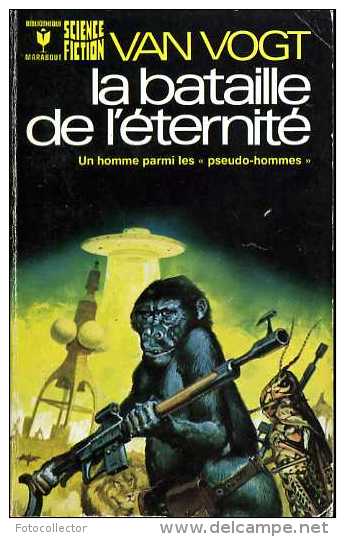 La Bataille De L'éternité Par Van Vogt - Marabout SF