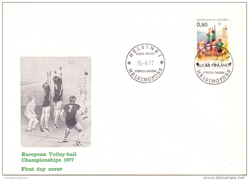 FINLAND VOLLEY BALL 1977 FDC   (F160212) - Pallavolo