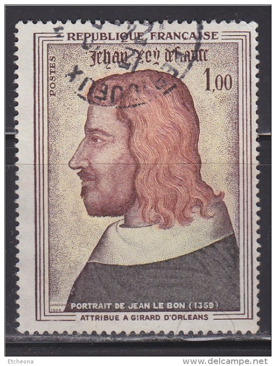 6ème Centenaire De La Mort De Jean II Le Bon, Roi De France N°1413 Oblitéré - Usados