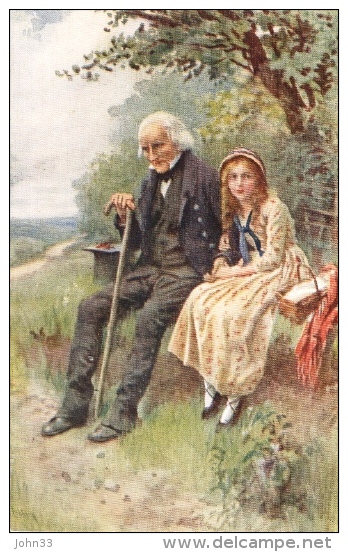 Harold Copping  -  Little Nell & Her Grandfather From DIckens "The Old Curiosity Shop"   -    3407 - Autres & Non Classés