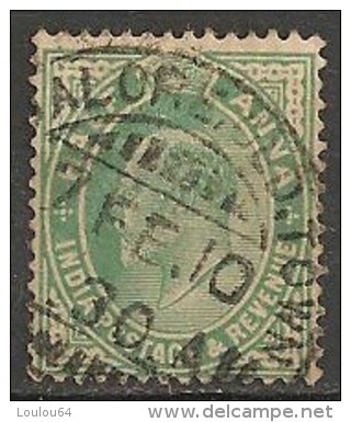 Timbres - Grande-Bretagne (ex-colonies Et Protectorats) - Inde - 1902-1909 - 1/2 A.  - - 1902-11  Edward VII