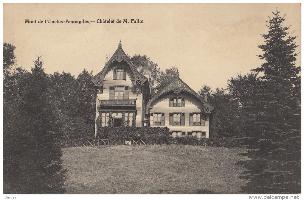 Mont De L'enclus Amougiles Chatelet De M. Fallot - Mont-de-l'Enclus