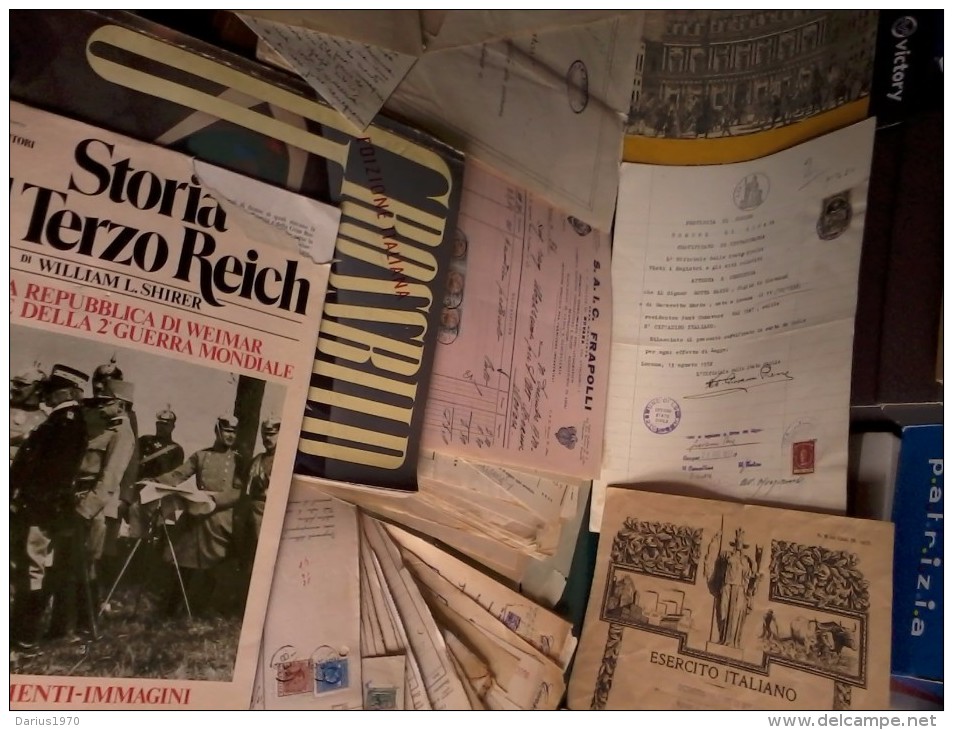 Blocco Di Fatture - Concedo Illimitato - Rivista " Risorgimeno" - Ecc. Più Di 200 Pezzi Con Marche Da Bollo Varie. - Altri & Non Classificati