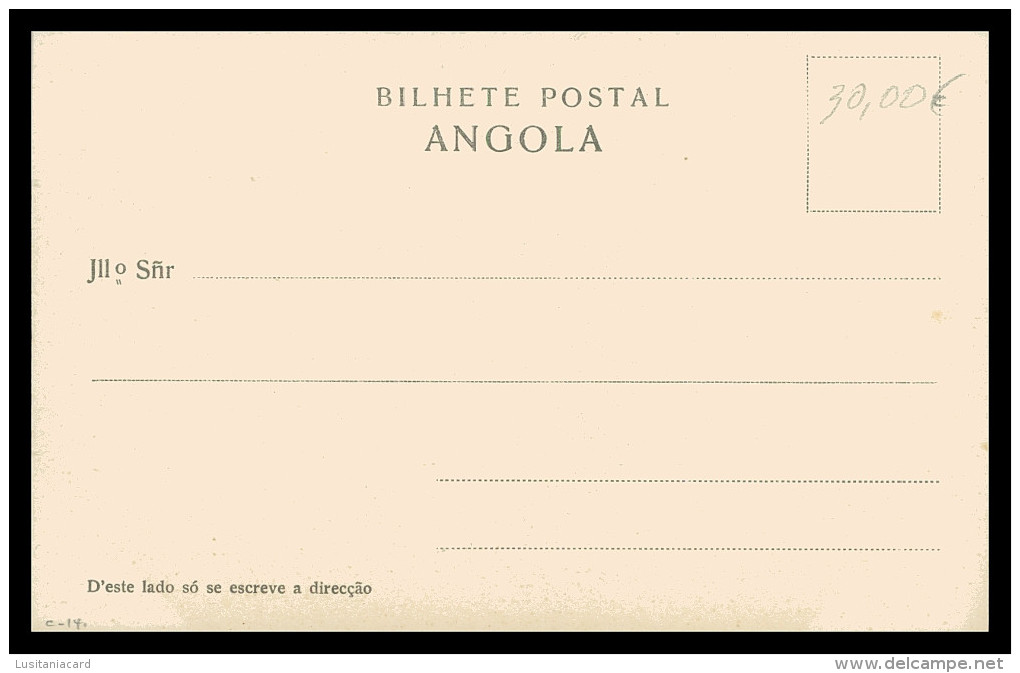 AFRICA - ANGOLA -CONGO - Indigenas Assistindo A Uma Missão  Carte Postale - Angola