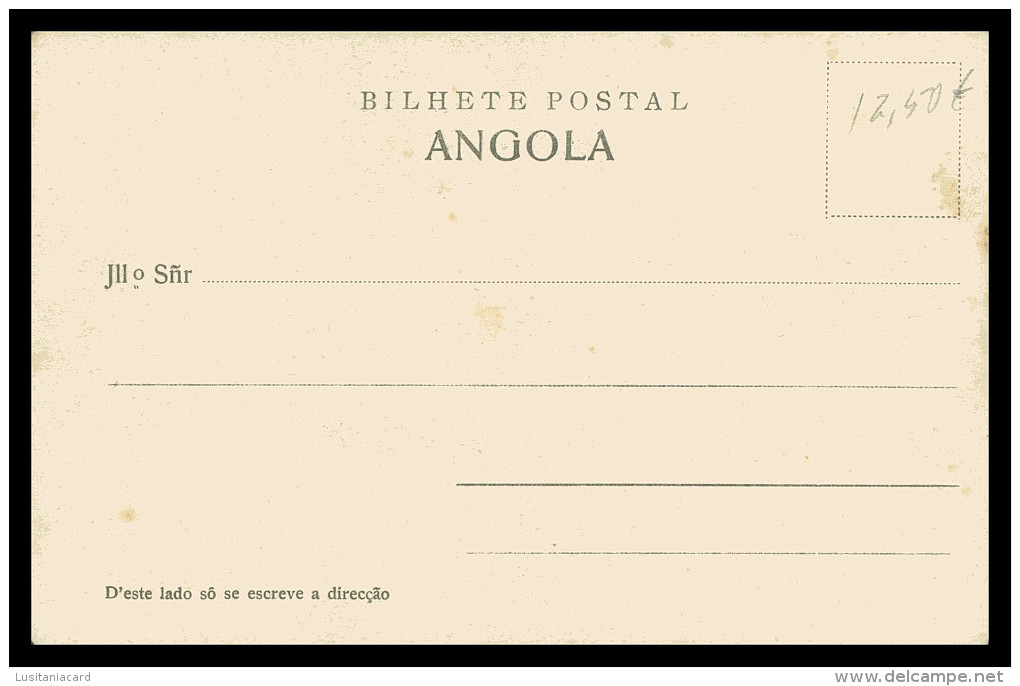 ANGOLA -CONGO -COSTUMES- Serradores Indigenas, Educados Na Missão De S. José De Belem-Mandimba  Carte Postale - Angola