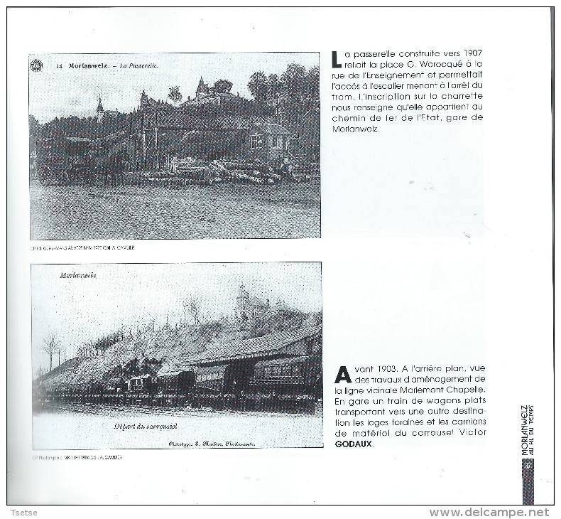 Morlanwelz ... au fil du temps - Livre illustré d'anciennes cartes postales et photos - 1993 ( voir scan )