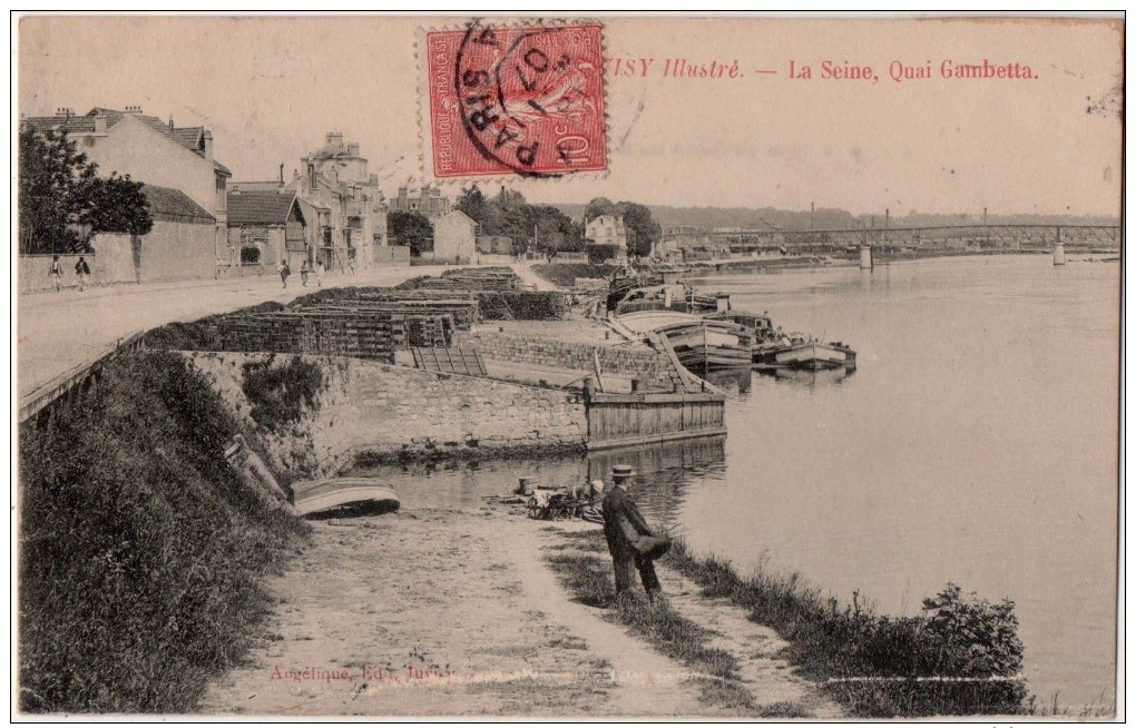 Juvisy  La Seine Quai Gambetta - Juvisy-sur-Orge