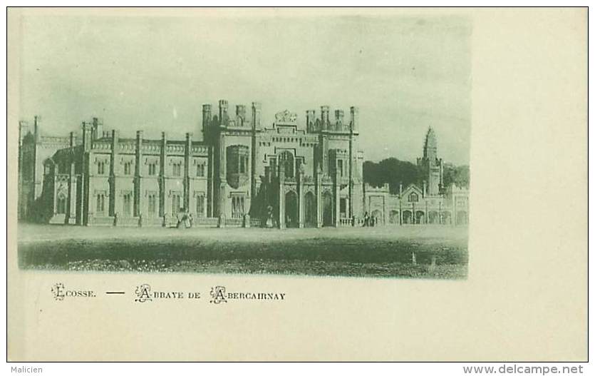 - Royaume Uni - Ref- A671 -  Ecosse - Abbaye De Abercairnay - Abbayes  - Carte Bon Etat - - Autres & Non Classés