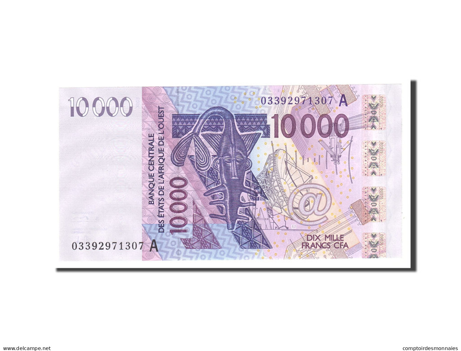 Billet, West African States, 10,000 Francs, 2003, Undated, KM:118Aa, NEUF - États D'Afrique De L'Ouest
