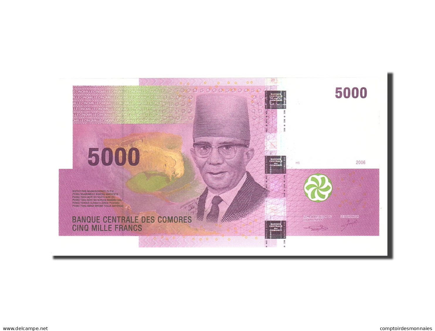 Billet, Comoros, 5000 Francs, 2006, Undated, KM:18, NEUF - Komoren