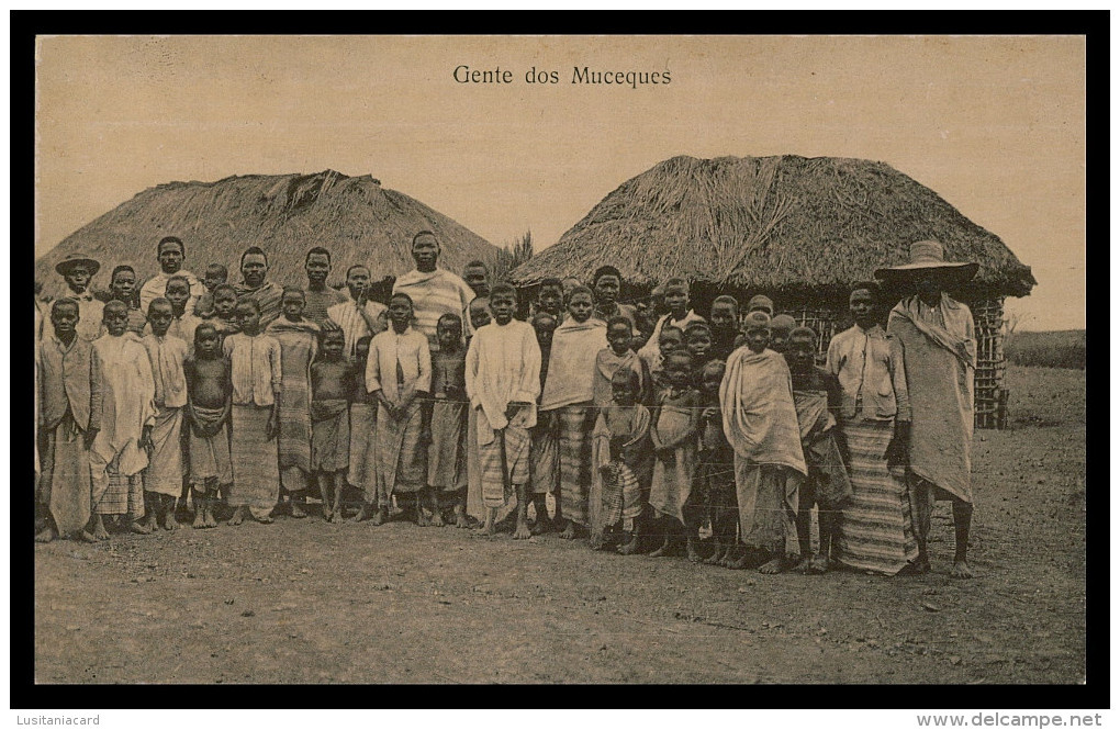 AFRICA - ANGOLA - LUANDA - COSTUMES - Gente Dos Muceques ( Ed. Esteves & Reis)  Carte Postale - Angola