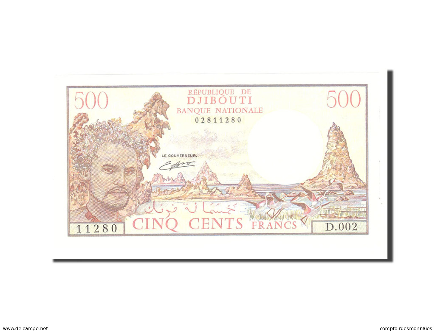 Billet, Djibouti, 500 Francs, 1979, Undated, KM:36a, NEUF - Dschibuti
