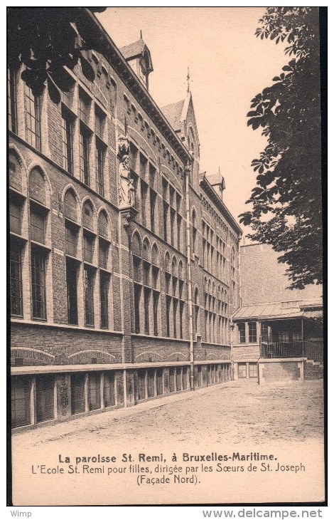 Molenbeek :  Paroisse St Rémy : Institut St Joseph Pour Demoiselles - Molenbeek-St-Jean - St-Jans-Molenbeek