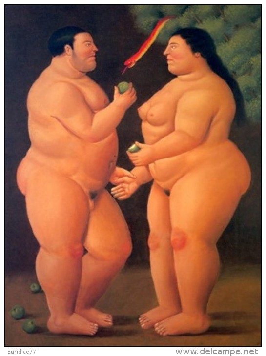 MAGNET (FRIDGE MAGNET) SIZE.7X5 CM. APROX - Fernando Botero - Publicidad