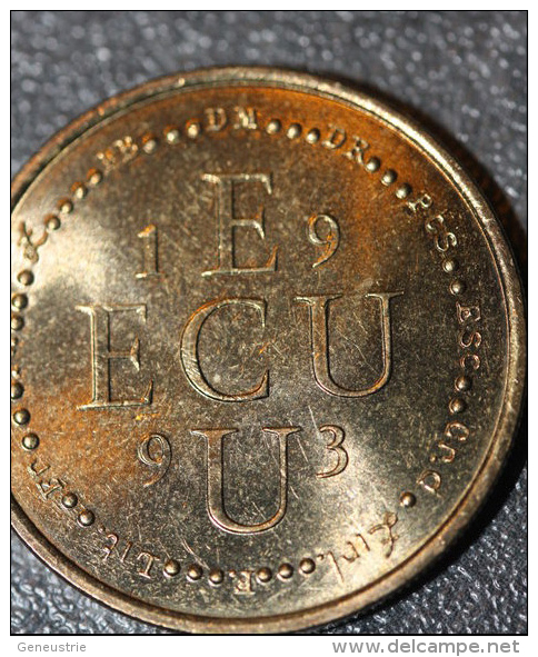 Pièce De 1 Ecu Europa - 1993 - Euro - Monnaie De Paris - - Euro Delle Città