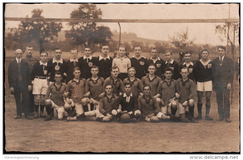 ! 1921 Alte Fotokarte Photo, Sportfreunde Guteborn Pokalspiel, Fußball, Sport - Fútbol
